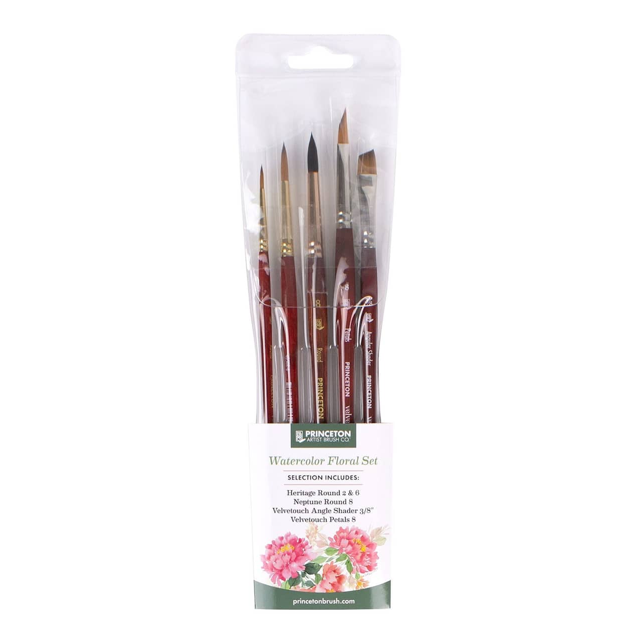 Princeton Artist Brush Co.™ Short Handle Floral Watercolor Paintbrush Set